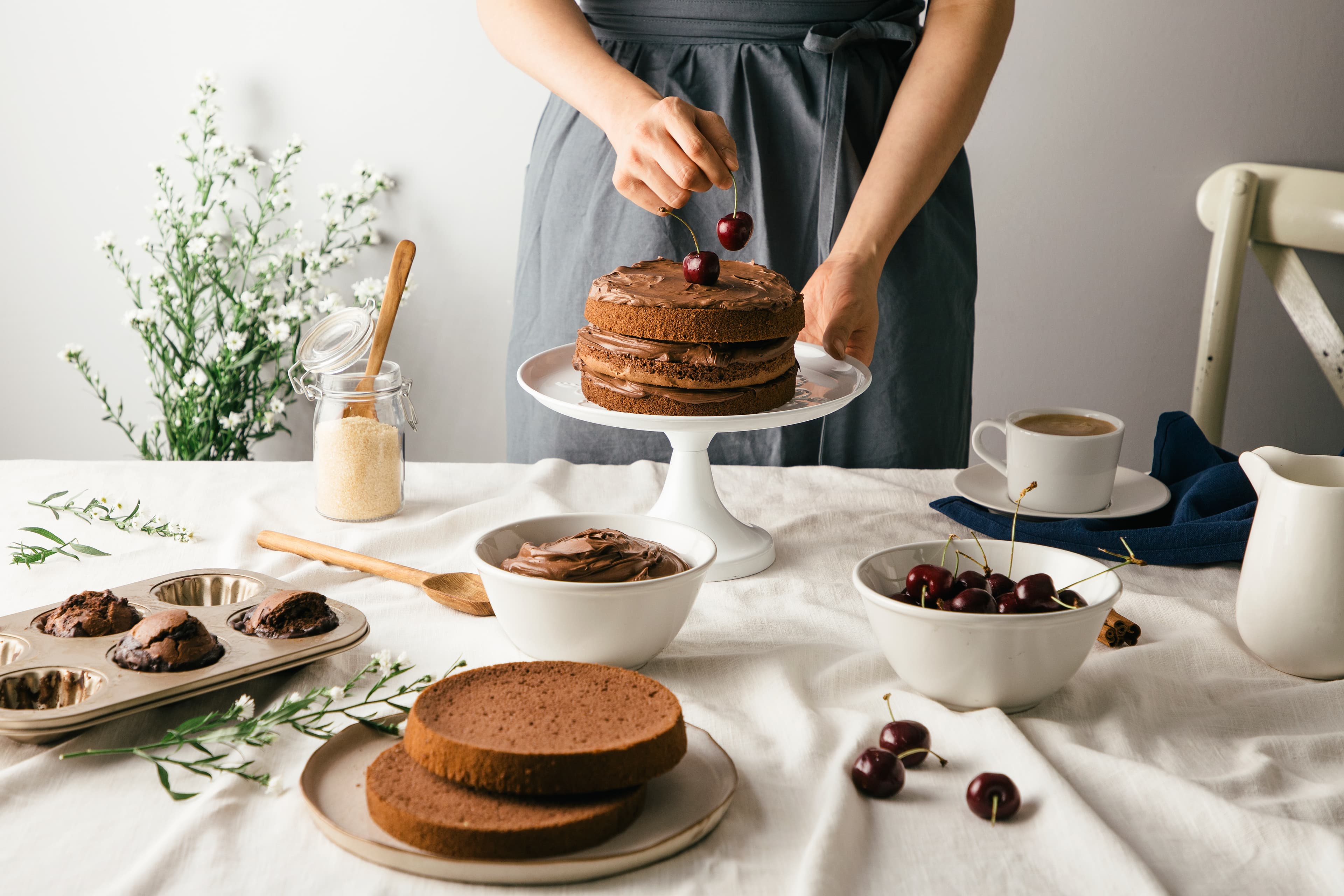 케이크 디자인 배경 이미지